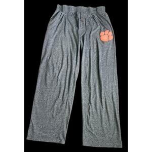 Concepts Sport‎ Clemson Tigers Dark Gray Pajama Pants Men Size L Side Pockets
